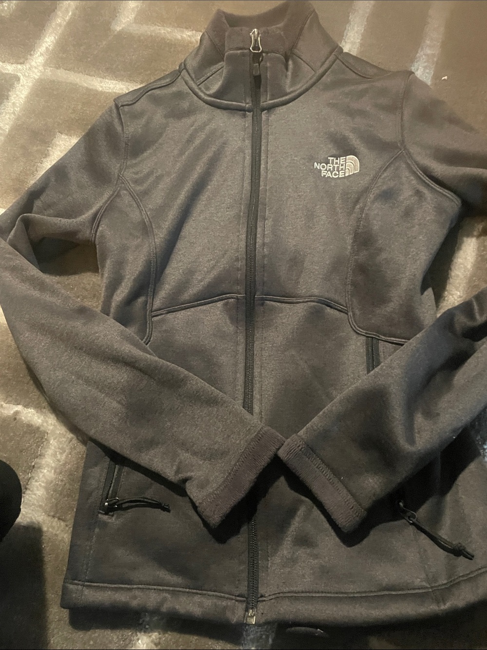 The North Face Women's Black Zip-Up Fleece Jacket